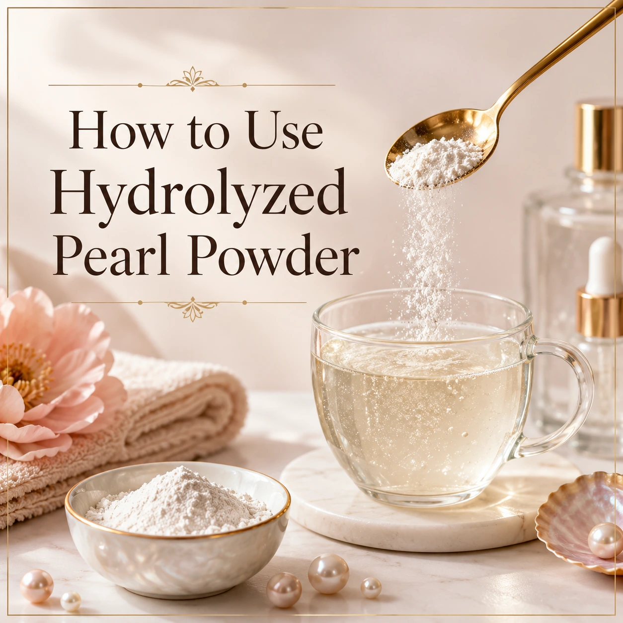 How to use Hydrolyzed Pearl Powder