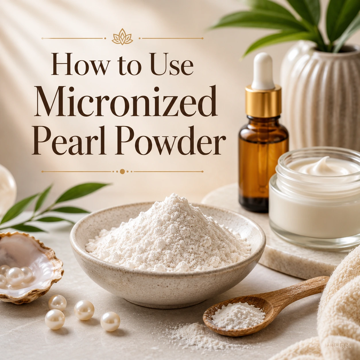 How to use Micronized Pearl Powder