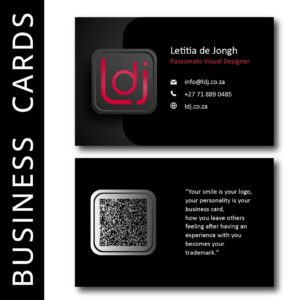 LDJ Business Card Mockup | Corporate Identity | Branding