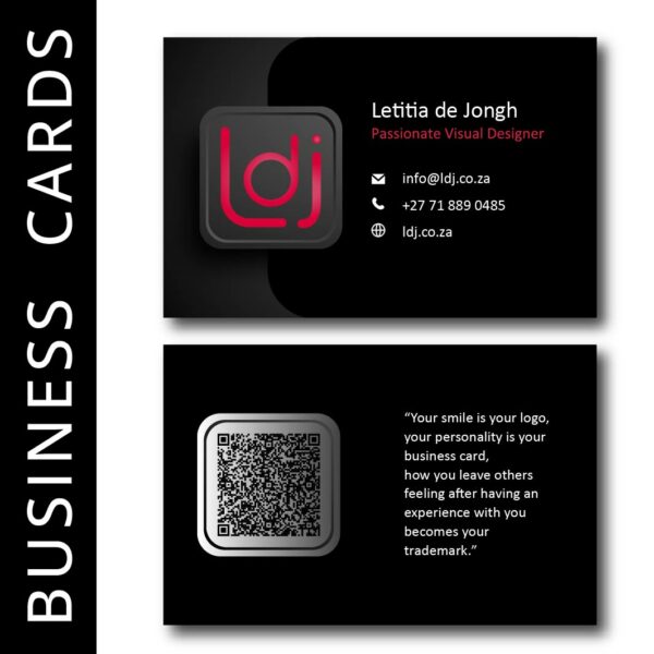 LDJ Business Card Mockup | Corporate Identity | Branding