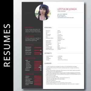 LDJ Resume Mockup | Corporate Identity | Branding